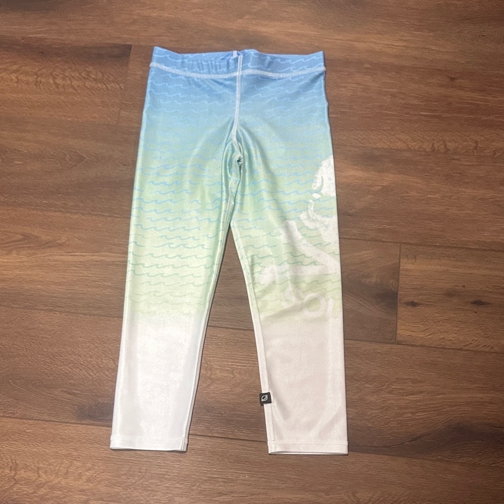 Soul Cycle Gradient Blue and Green Leggings